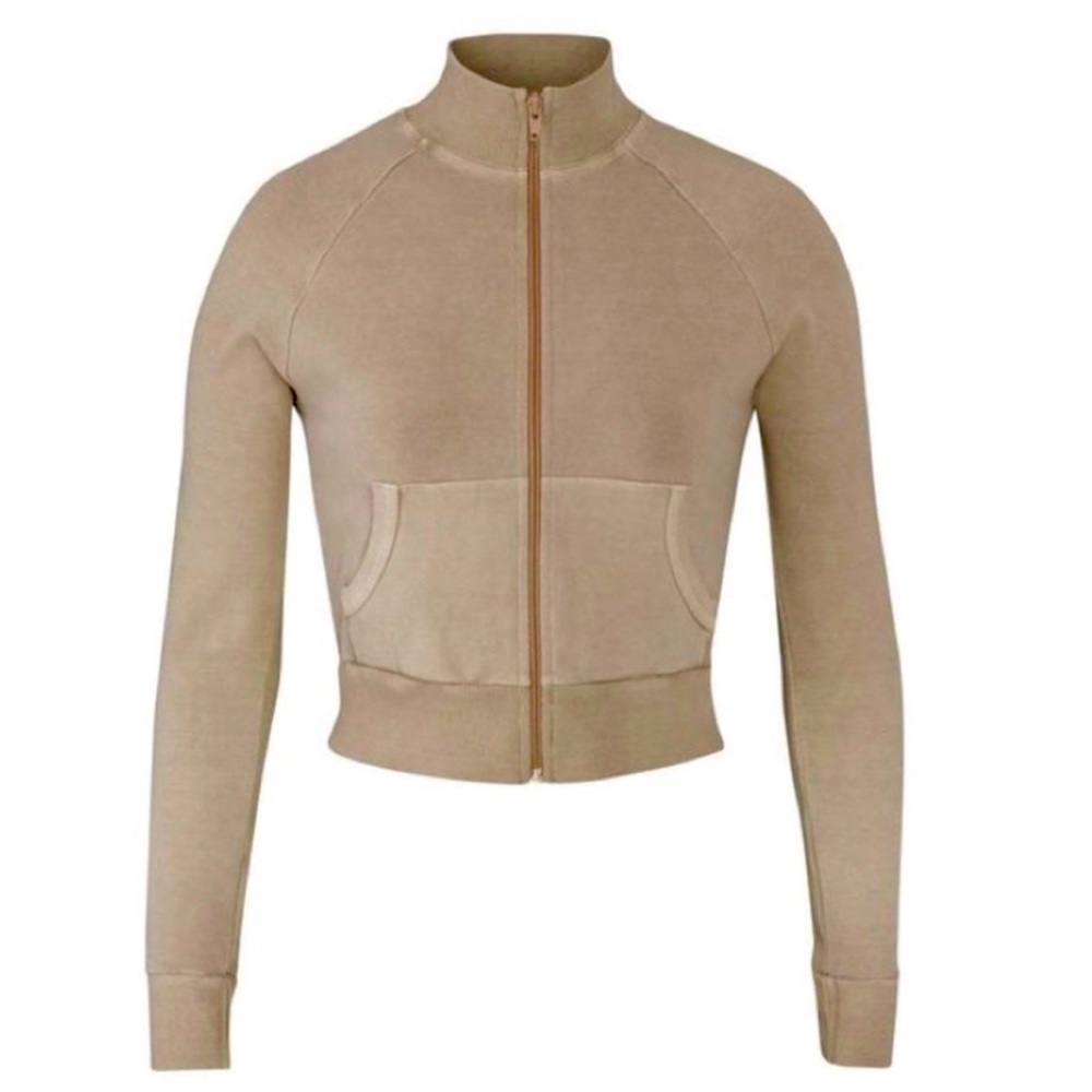 Skims Cropped Full Zip